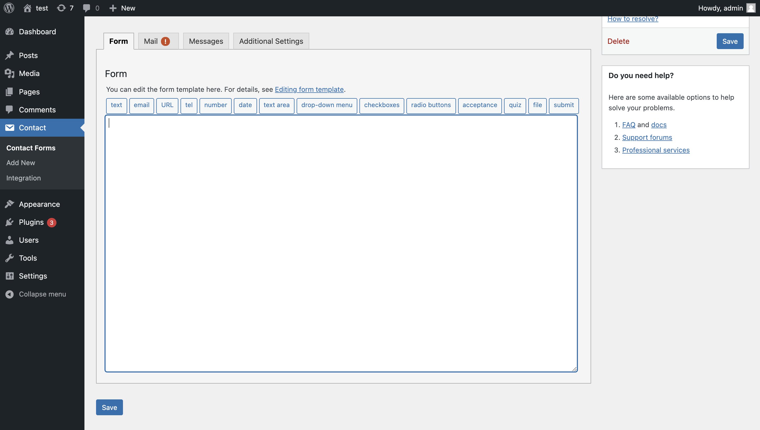 Create address fields-screenshot