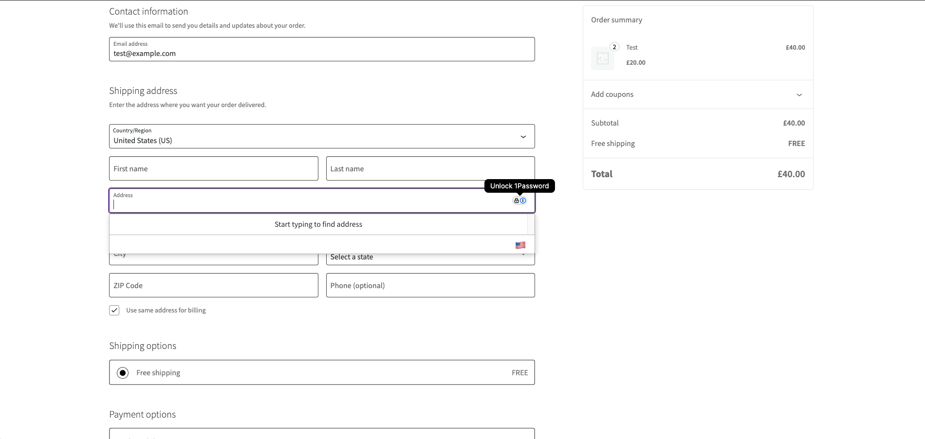 Add Address Lookup to your checkout address forms-screenshot